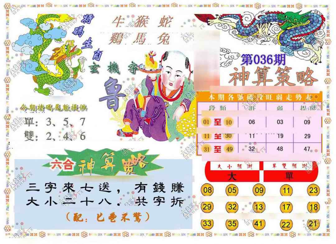 036期神算策略[图]